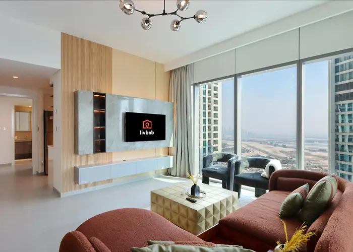 Livbnb-Sky-High Haven 3Br With Maid\'S Room, Burj Khalifa View