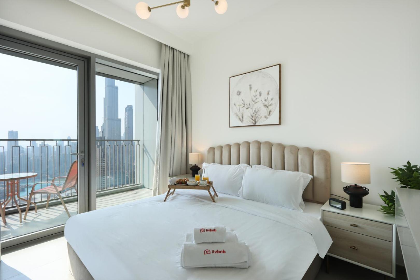 Livbnb-sky-high Haven 3br With Maid's Room, Burj Khalifa View