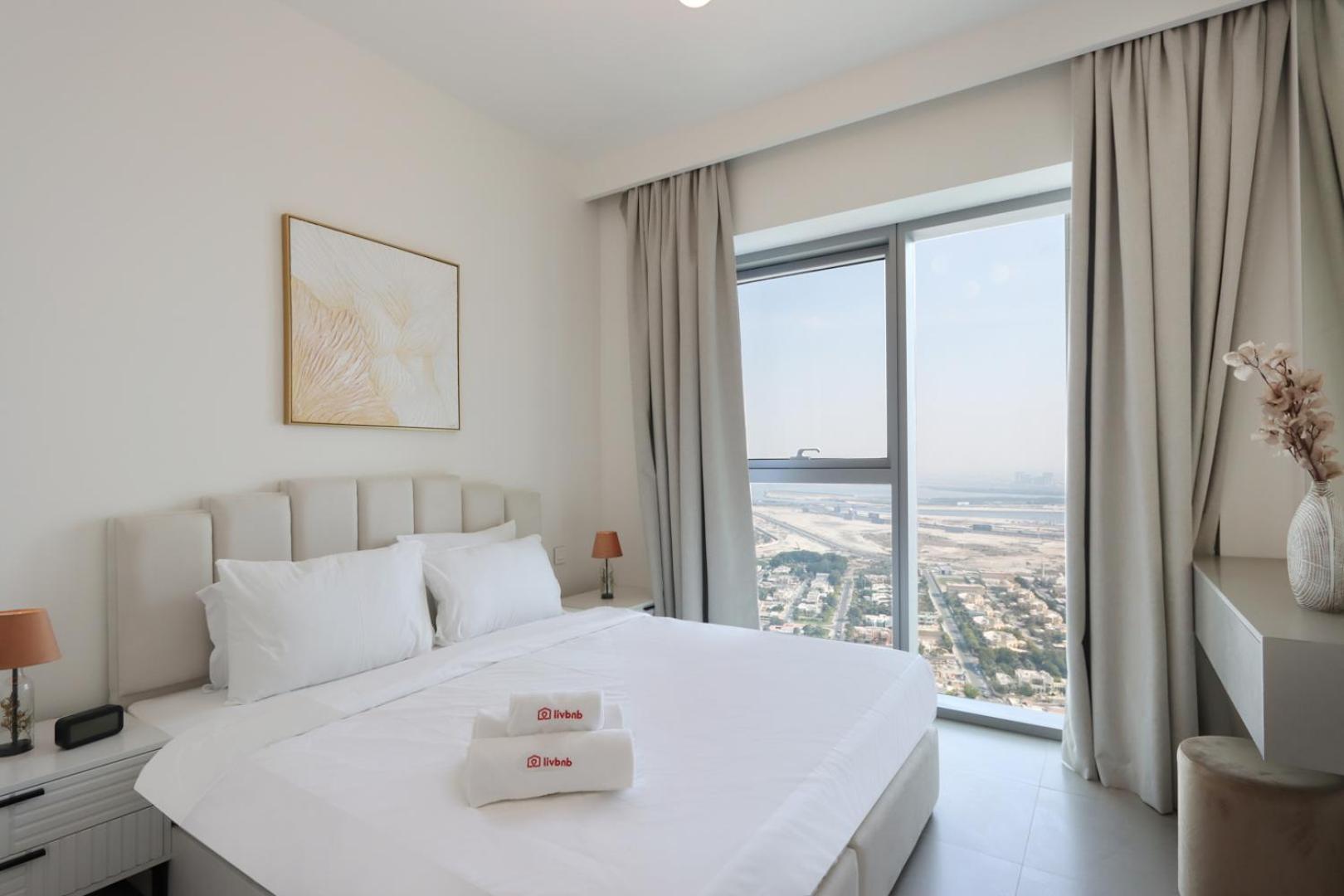 Livbnb-sky-high Haven 3br With Maid's Room, Burj Khalifa View * Dubai
