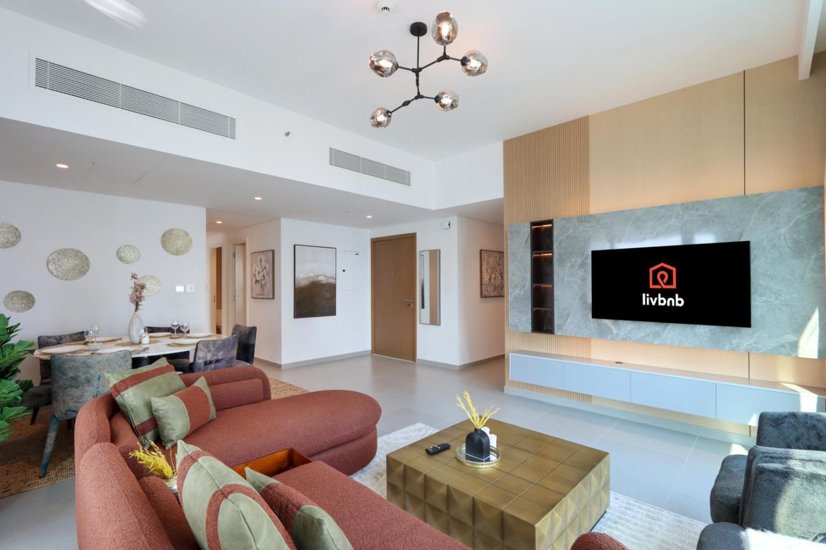 Livbnb-sky-high Haven 3br With Maid's Room, Burj Khalifa View * Dubai