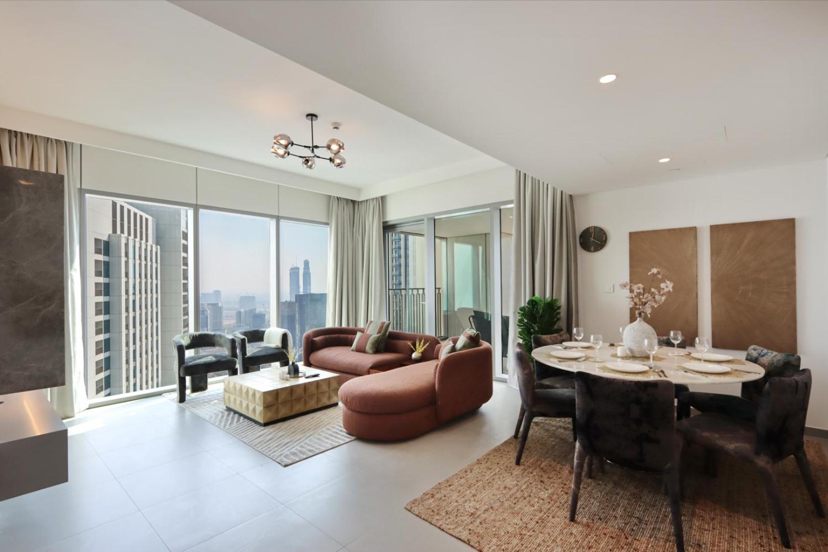 Apartment Livbnb-sky-high Haven 3br With Maid's Room, Burj Khalifa View